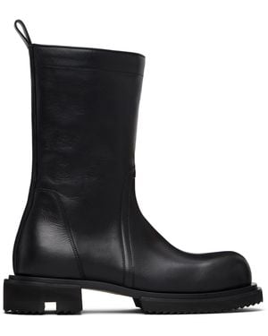 Rick Owens Temple Creeper Gabe Boots - Black