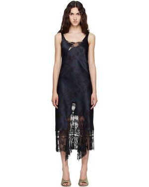Collina Strada Anemone Midi Dress - Black