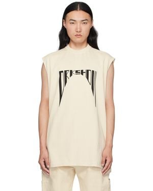 Rick Owens オフホワイト Hollywood Tarp トップス - ナチュラル