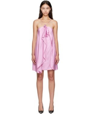 Acne Studios Halter Minidress - Red