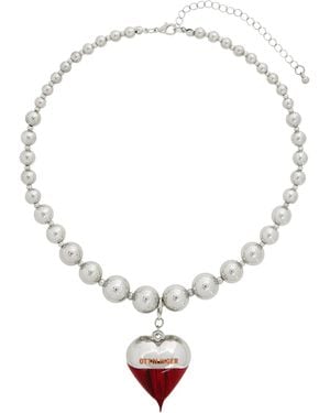 OTTOLINGER Dipped Otto Heart Necklace - Metallic