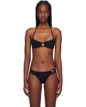 Matteau Bandeau Ring Bikini Top - Black