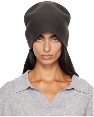 Lisa Yang Khaki Birgitte Beanie - Grey