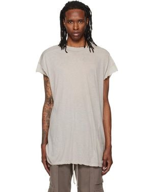 Rick Owens Off- Tower Rick S Jumbo S/S T-Shirt - Grey