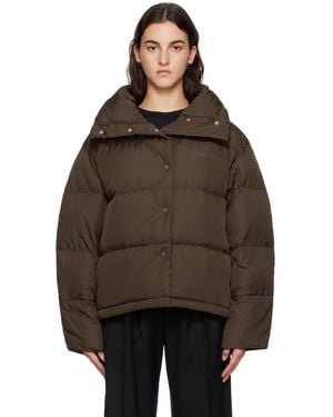 Acne Studios ブラウン キルティング ダウンジャケット