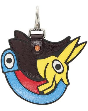 Walter Van Beirendonck マルチカラー Rabbit キーチェーン - ブルー