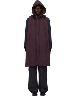 Dries Van Noten Hooded Cotton Vest - Black
