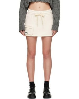 Halfboy Off- Pocket Miniskirt - Natural