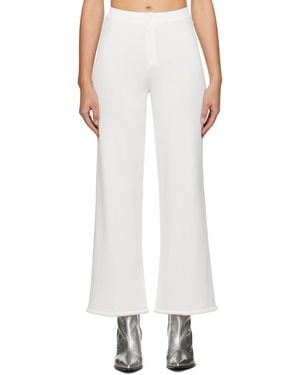 Simon Miller Pantalon Jabber Blanc