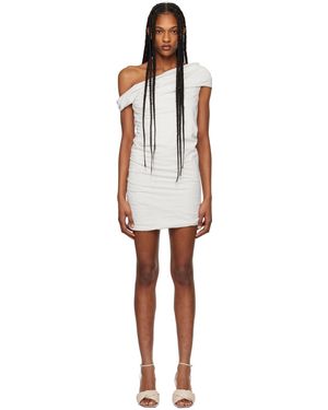 MSGM Off- Off-the-shoulder Minidress - Black