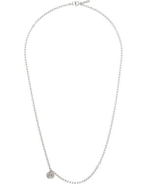 Undercover Logo Pendant Necklace - Metallic
