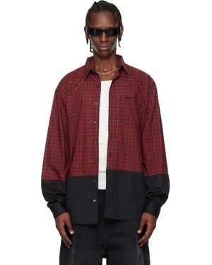 Vetements Split Shirt - Red