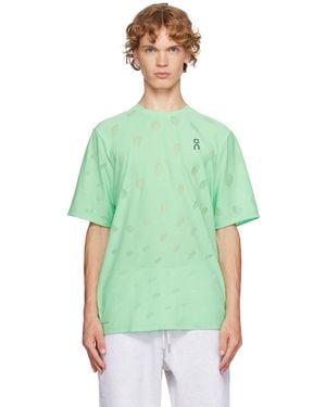 On Shoes Zero-T Breathe Running T-Shirt - Green