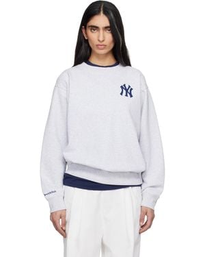 Sporty & Rich '47 Edition Heritage Yankees Serif Sweatshirt - White