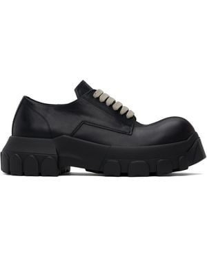 Rick Owens Hollywood Lace-up Bozo Tractor Derbys - Black