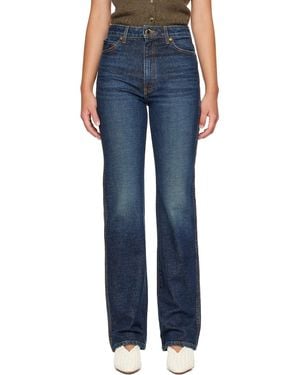 KHAITE Danielle Stretch Jeans - Blue