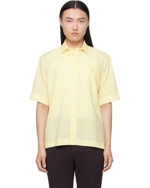 Homme Plissé Issey Miyake Pl Ramie Shirt - Natural