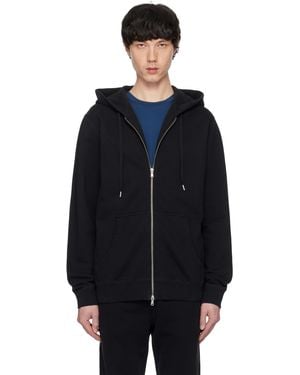 Sunspel Zip Hoodie - Blue