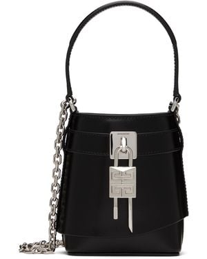 Givenchy Micro Shark Lock Bucket Bag - Black