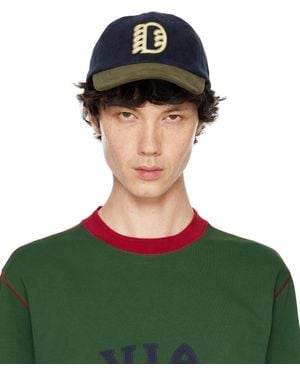 Drake's Khaki Moleskin Baseball Cap - Green