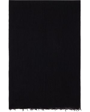 Rick Owens Tower Giglio Mega Scarf - Black