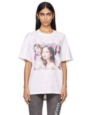 Doublet Cotton Graphic Crewneck T-Shirt - White