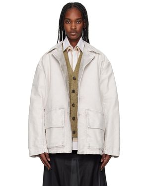 Maison Margiela グレー スポーツジャケット - ホワイト