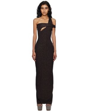 OTTOLINGER Twisted Rib Maxi Dress - Black