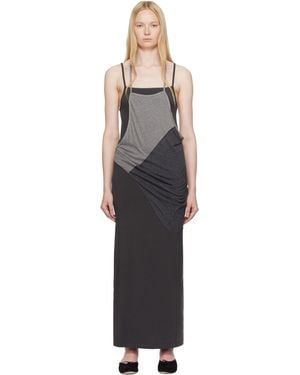 ワンピース OPEN YY LAYERED HALTER NECK JERSEY DRESS 5BSA031 LAYERED HALTER NECK JERSEY DRESS, BEIGE