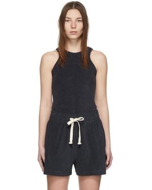 Halfboy Terry Bodysuit - Black