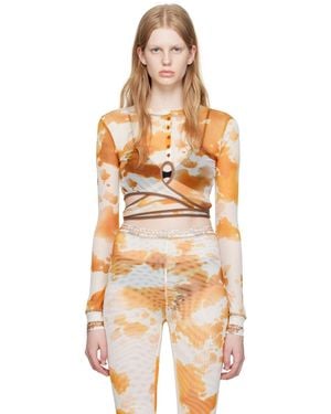 OTTOLINGER Ssense Exclusive Orange Long Sleeve T-shirt