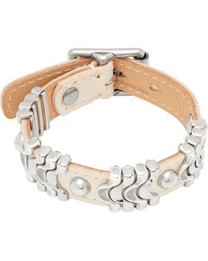Our Legacy Wave Bracelet - White