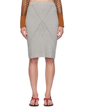 Isa Boulder Kite Midi Skirt - Grey
