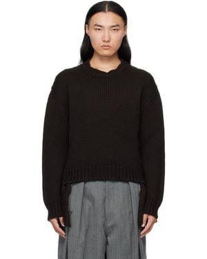 Hed Mayner Crewneck Sweater - Black