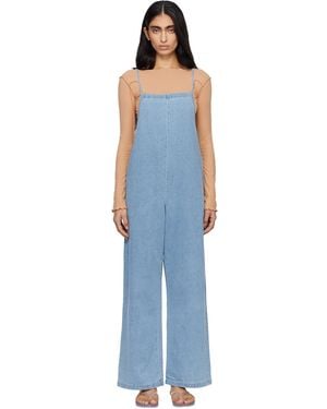 Baserange Yumi Denim Jumpsuit - Black