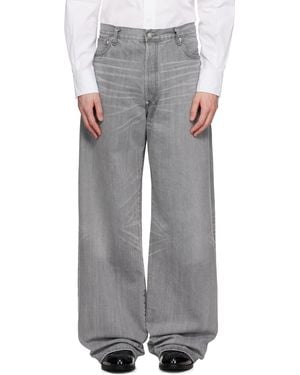 Junya Watanabe グレー Levi'Sエディション Garment Treated W Name ジーンズ - ブラック