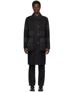 Burberry ブラック Charnage コート
