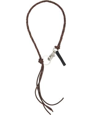Our Legacy Braided Ladon Necklace - Black