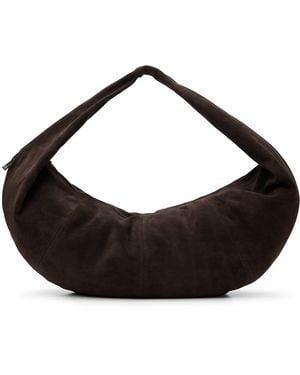 Cordera Suede Crossbody Xl Bag - Black