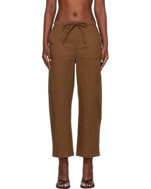 Rag & Bone Tan Jolie Carpenter Lounge Trousers - Brown