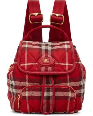 Burberry Mini Horseshoe Backpack - Red