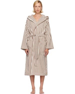 Tekla Terry Hooded Bathrobe - White