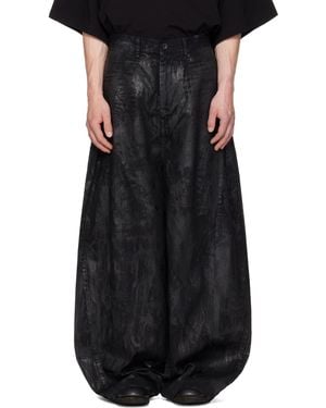 Julius Coated Dk Jeans - Black