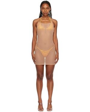 BINYA Ssense Exclusive Minidress - Black