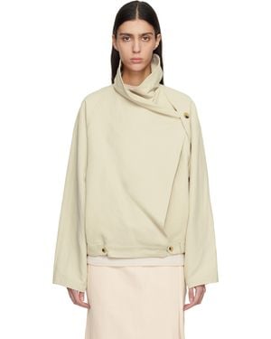 LE17SEPTEMBRE Off- Sculptured Jacket - Natural