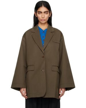 Cordera Oversized Blazer - Brown