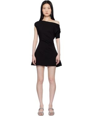 Frankie's Bikinis Roslyn Off Shoulder Minidress - Black