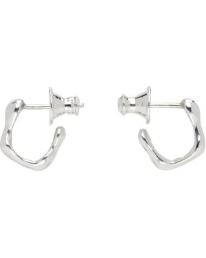 Faris Mini Boucles D'Oreilles À Anneau Seep - Noir