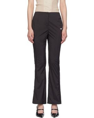 Amomento Side Vent Trousers - Black