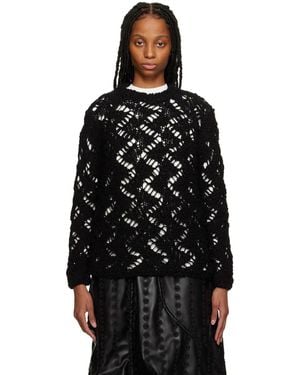Comme des Garçons Crewneck Jumper - Black